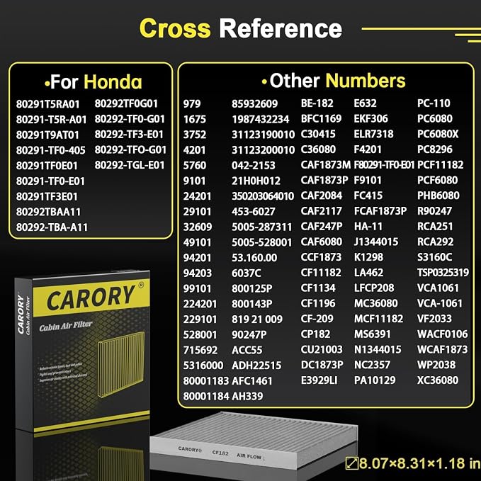 Cabin Air Filter w/Activated Carbon - Image 3