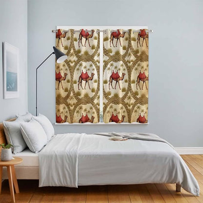 2 Panel Kitchen Cafe Curtains, Window Decor Tier Curtains - Image 4