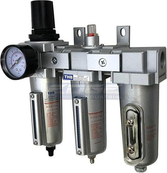 1/2" NPT, Compressed AIR Filter Regulator COALESCING Desiccant Dryer, AUTO Drain by ARC-POWER