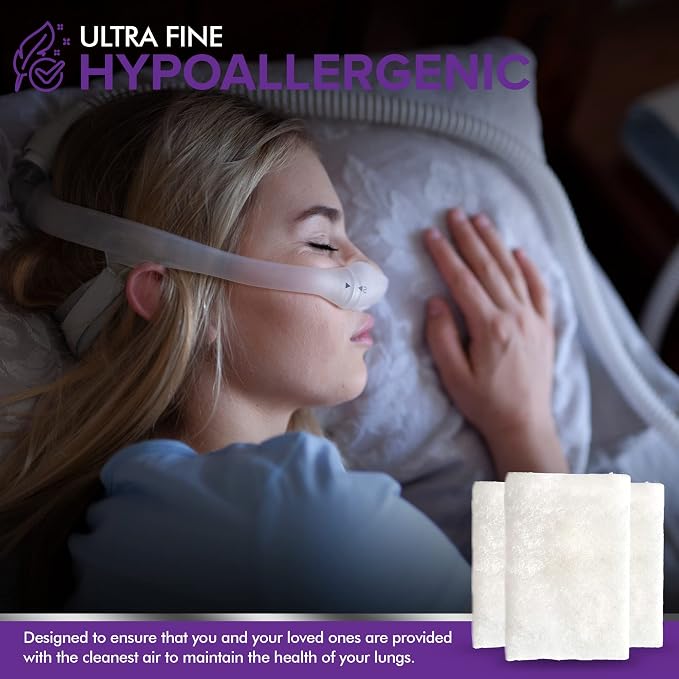 CPAP Filters Disposable Felt Pollen air Filter 40 Pack Compatible - Image 6