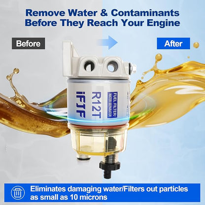 iFJF R12T Fuel Water Separator Marine Assembly - Image 6