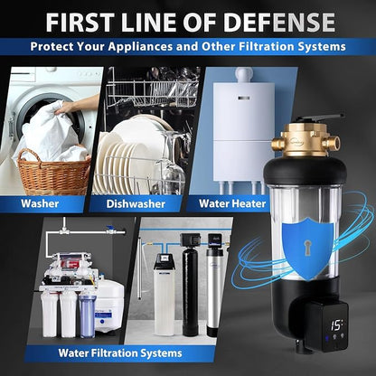 iSpring WSP500ARJ-BP, NSF Certified, Whole House Spin-Down Sediment Water Filter - Image 7