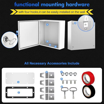 Outdoor Electrical Junction Box, Wall Mounted IP66 Waterproof & Dustproof - Image 6