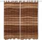 Brown Western Living Room Curtains 84 Inch Length, Window Curtains Tab Top by Unknown