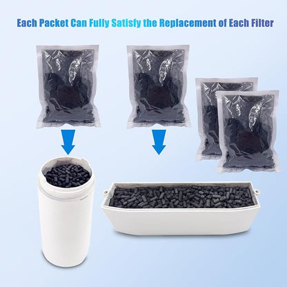 4 Pack Odor Absorbing Carbon Filter Refills - Image 4