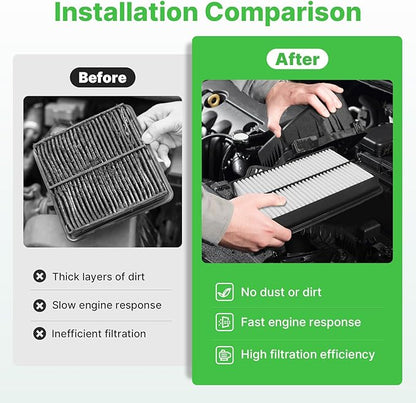 2PCS Engine Air Filter Only Fit Hybrid - Image 4