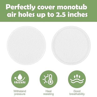 24 Pcs 2.5" Monotub Adhesive Filter Disks-3MM Thick Monotub Filter - Image 3