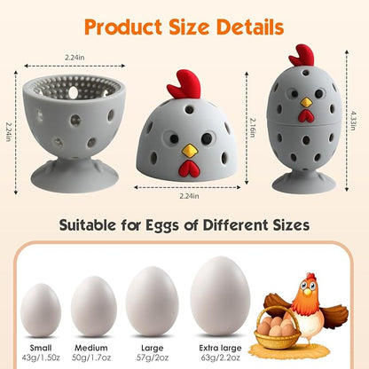 Egg Brush Cleaner, Egg Cleaner Scrubber - Image 2