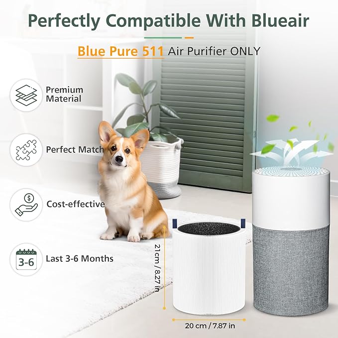 Blue Pure 511 Replacement Filter Compatible - Image 6
