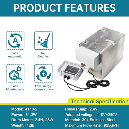 RINOO RDF Automatic Rotary Drum Filter - Image 4