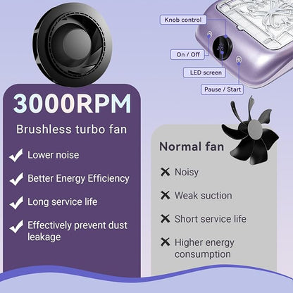Nail Dust Collector with LED Display - Image 6