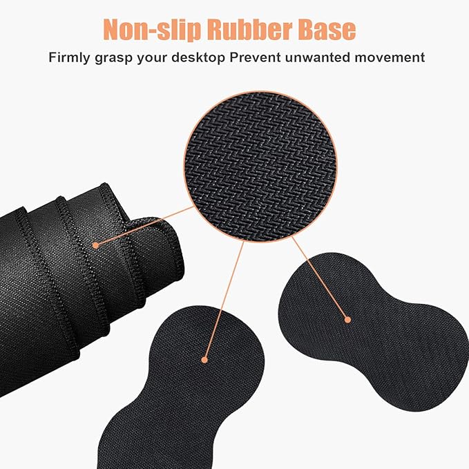 Ergonomic Keyboard Wrist Rest & Mouse Pad Wrist Rest Set,Large Gaming Desk Mat 31.5"x 11.8" with Non-Slip Base,Memory Foam,Easy Typing Pain Relief for Home & Office,A Group Fluffy Cats Stand in A Row