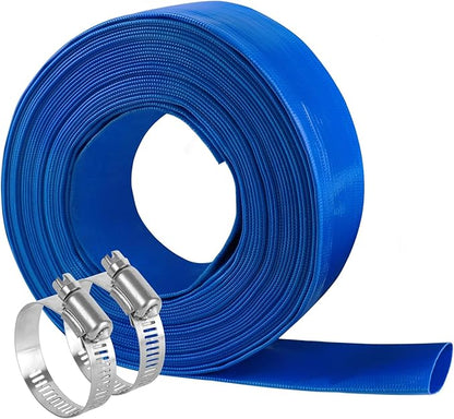 Eastrans 4 IN x 25 FT Pool Backwash Hose, Heavy Duty Flat Discharge Hose - Image 7