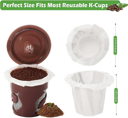 Aussen Disposable Coffee Paper Filters Replacement Kerig Filter Fit All Keurig - Image 4