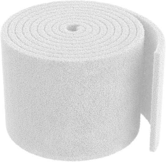 Pawfly 79 x 12 Inch White Cuttable Aquarium Filter Pad, 2 Inch Thick High by Pawfly