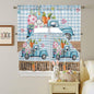Swag Valance Curtains, Easter Truck by Chees+D+Zone