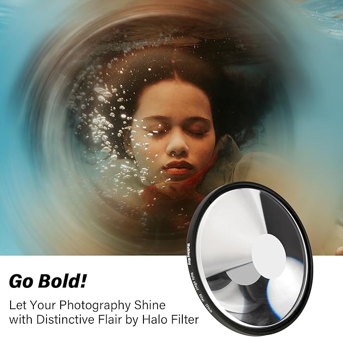 Walking Way 58MM Whirlpool Camera Effects Filter, Tunnel Vision Spiral Halo - Image 4