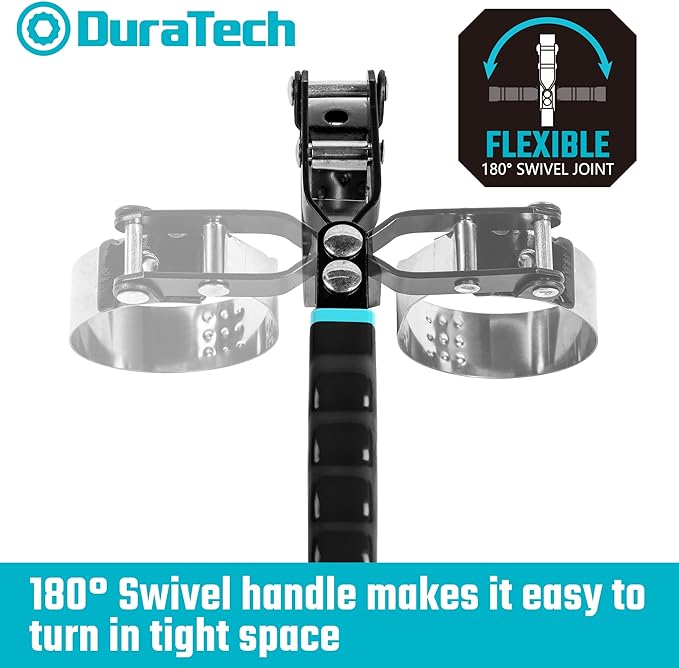 DURATECH Small Swivel Oil Filter Wrench, Oil Filter Removal Tool Fits Filters - Image 4