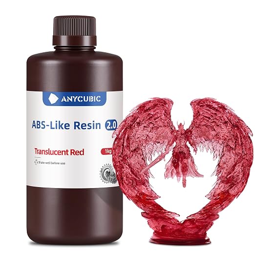 ANYCUBIC 2nd Gen Resin Technology ABS-Like Resin 2.0, 3D Printer Resin by ANYCUBIC