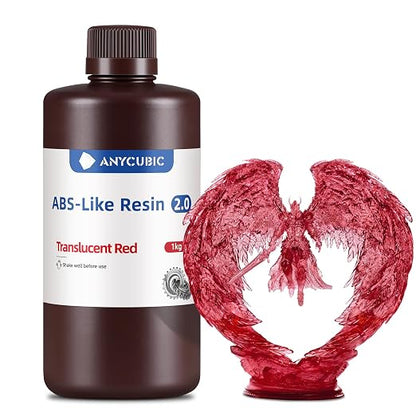 ANYCUBIC 2nd Gen Resin Technology ABS-Like Resin 2.0, 3D Printer Resin by ANYCUBIC