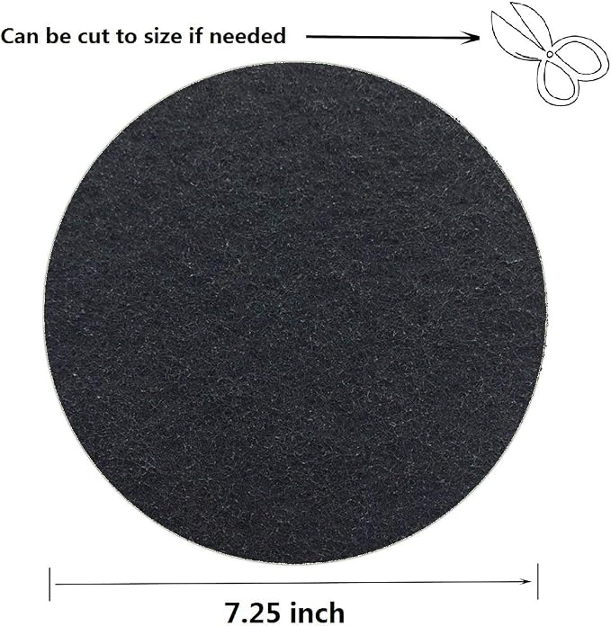 ddLUCK 6 Pack Kitchen Compost Bin Filter, Round Food Waste Bins Activated - Image 6
