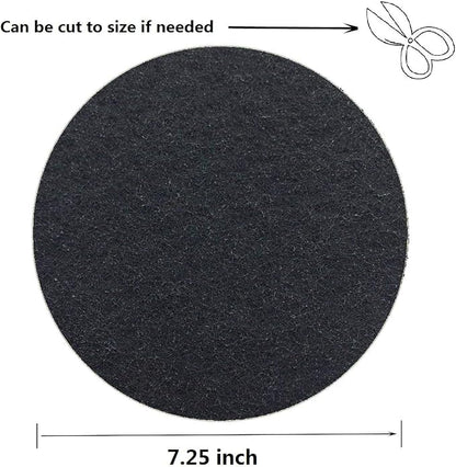 ddLUCK 6 Pack Kitchen Compost Bin Filter, Round Food Waste Bins Activated - Image 6