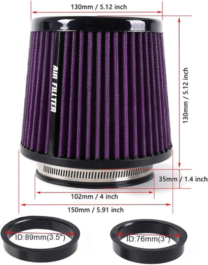 4-Inch Cold Air Intake Filter - Image 5