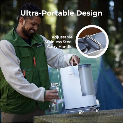 Bluevua RO100ROPOT-Travel Reverse Osmosis System Countertop Water Filter - Image 5