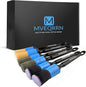 6pcs Car Detailing Brush Set-2pcs Boars Hair Car Detailing Brushes, Leather by MVEQRRNcardetailbrushset