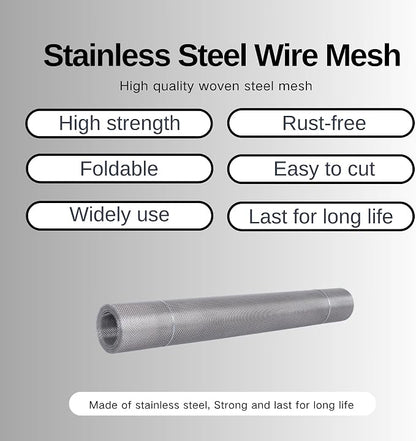 20 Mesh Stainless Steel 304 Wire Mesh Fence Screen 23.5 inches x 10 feet - Image 6