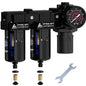 3/8" NPT Air Dryer System, Air Compressor Filter Dryer, 5 and 5 Micron Filter by ATINY