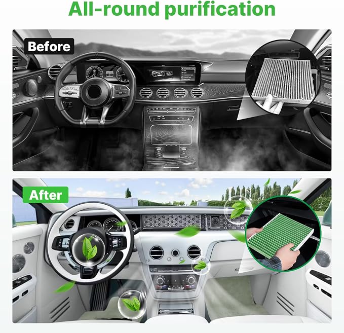 Engine+Cabin Air Filters Fit for Ascent 19-25 26, Crosstrek 18-23, Impreza 17-23 - Image 4
