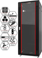 Sysracks 27U Wall Mount Server Rack Cabinet, 19” Locking Network Rack, 24” Deep by SYSRACKS