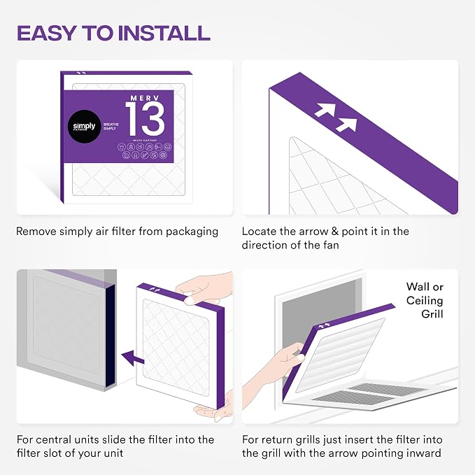 Simply 16x24x1 Air Filter, Merv 13, 6 Pack, - Image 8