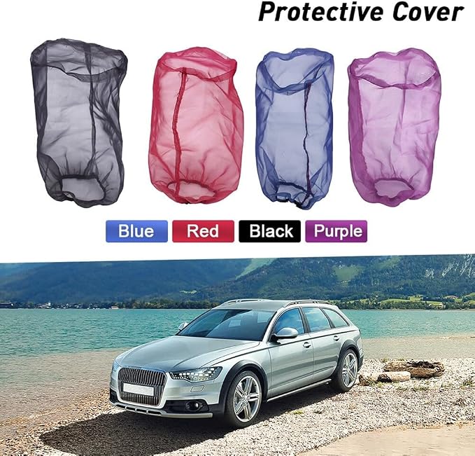 Intake Filter Mesh Cover Polyester Cloth Oilproof and Dustproof Cover Car Cold - Image 3