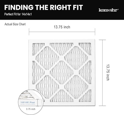 14x14x1 Air Filter MERV 8, HVAC/Furnace AC Filter Replacement, Dust - Image 2