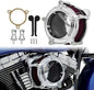 HDBUBALUS Motorcycle Air Filter Cleaner Intake Filter System Kit by HDBUBALUS