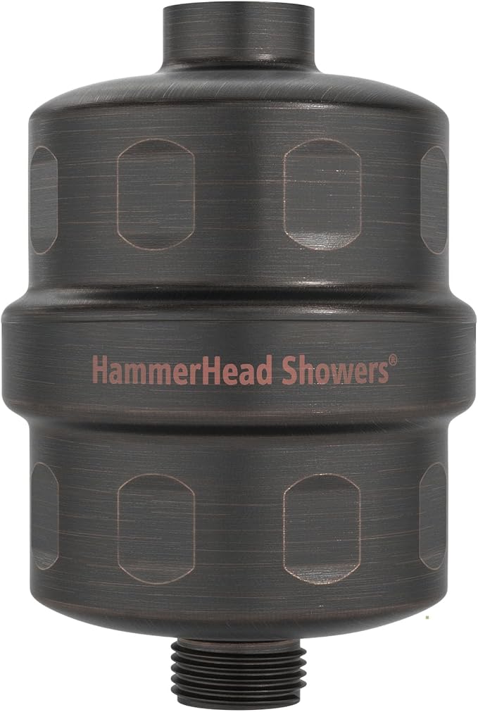 HammerHead Showers® Solid Metal Shower Head Filter – KDF 55 Shower Filter by HammerHeadShowers