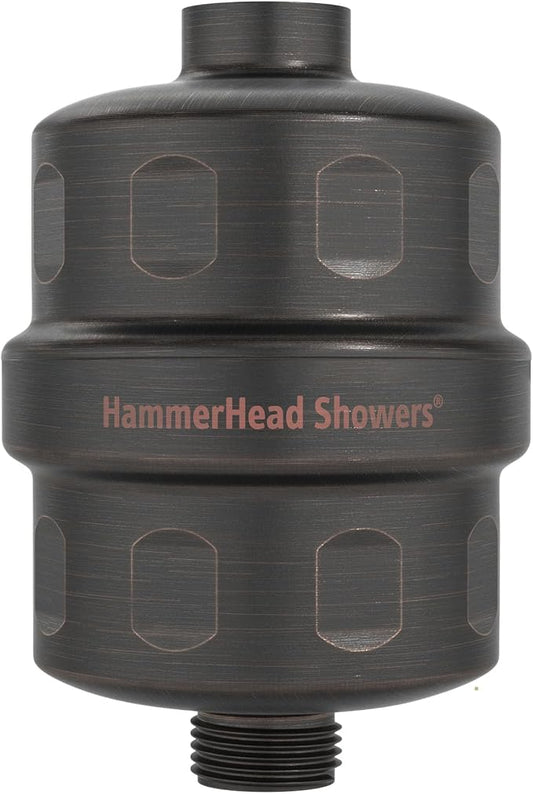 HammerHead Showers® Solid Metal Shower Head Filter – KDF 55 Shower Filter by HammerHeadShowers