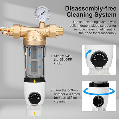 Airthereal Spin Down Water Sediment Filter, Pre-Filtration System - Image 4