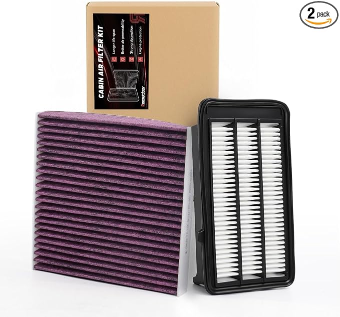 Engine & Upgrade Cabin Air Filter Kit Compatible by Reeoutdoor
