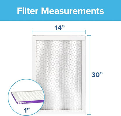 Filtrete 14x30x1 AC Furnace Air Filter, MERV 12, MPR 1500, CERTIFIED asthma & - Image 2