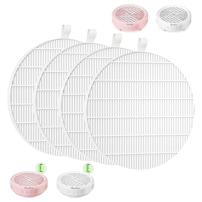 MelodySusie SProR Nail Dust Collector Replacement Filter, 4 Pack Reusable Dust by MelodySusie