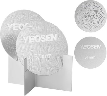 2Pack Stainless Steel Espress Puck Screen by YEOSEN