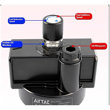 Compressed Air Line Lubricator Airtac AL2000-C 1/4'' NPT 0-145 Psi Oil - Image 3