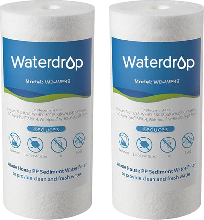 Waterdrop Whole House Sediment Water Filter, Replacement by Waterdrop