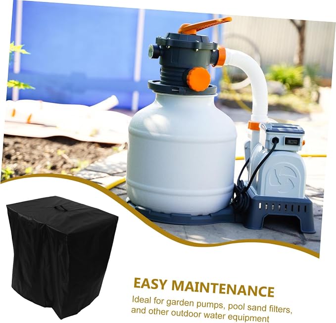 GANAZONO Outdoor Pool Filter Winter Cover Sump Pump Tarp Garden Filter Pump - Image 3