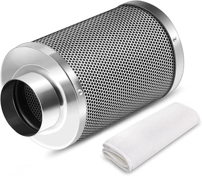 air purifier filter, FSLH 4 Inch Air Carbon Filter Odor Control, Smelliness - Image 2