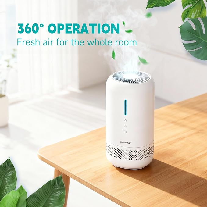 Portable HEPA Air Purifier Energy-Saving Mode, One Touch Operation, Lightweight - Image 8