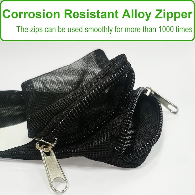 10 Pcs 3" x 8" Aquarium Filter Media Bags, Fish Tank Media Mesh Filter Net Bags - Image 6
